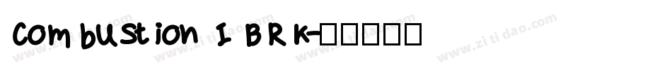 Combustion I BRK字体转换